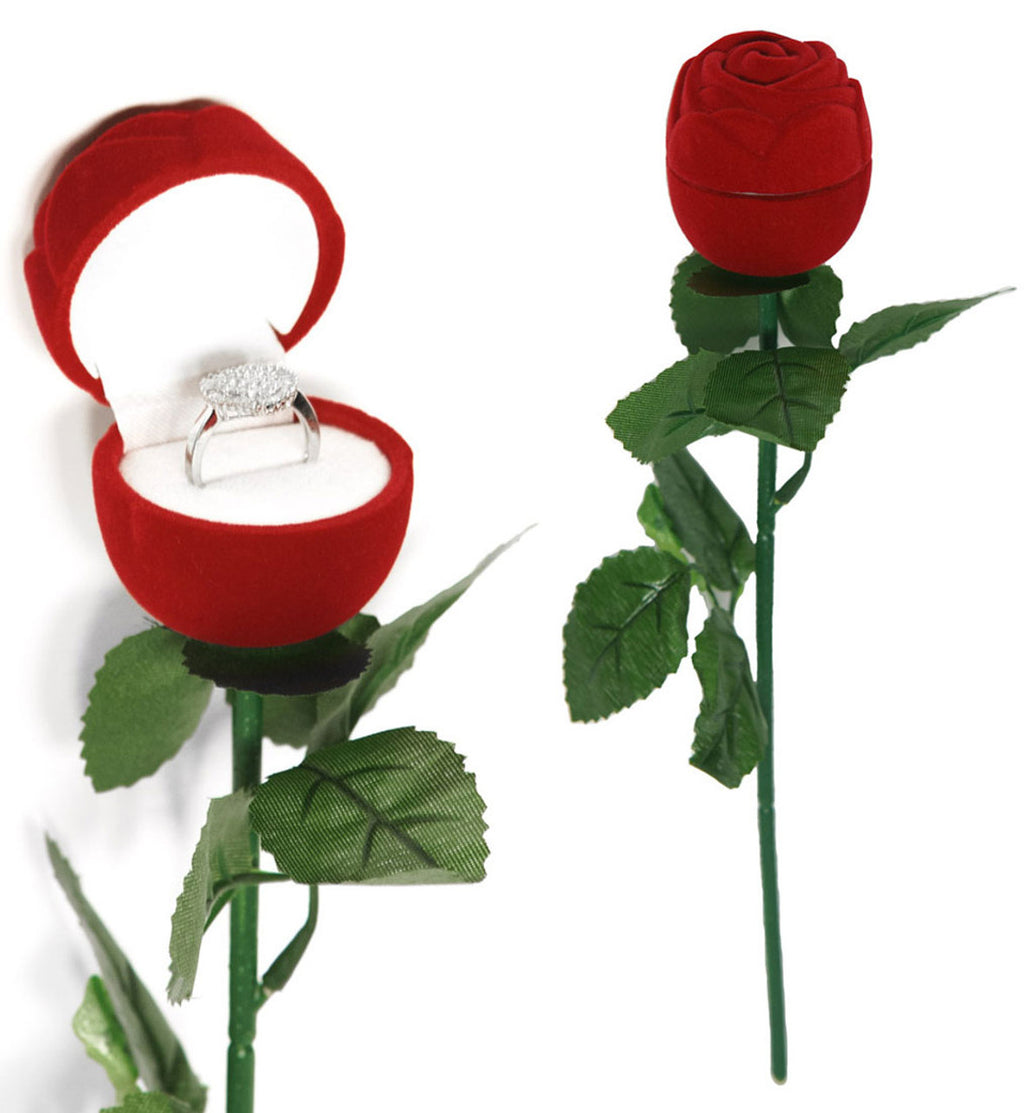 FLOWER RING BOX INCLUDING RING