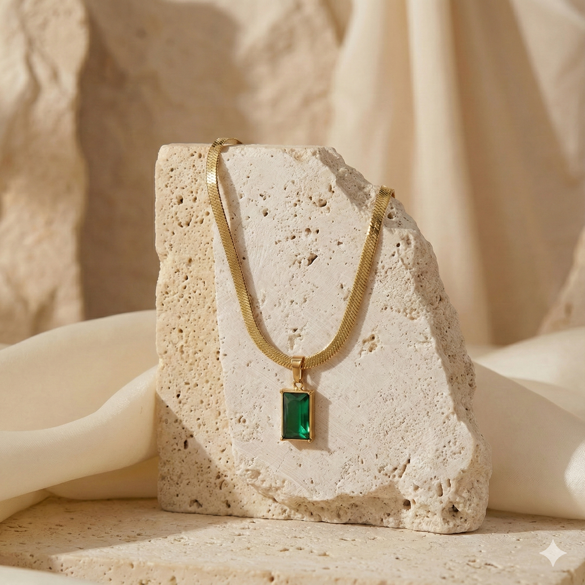 18k Gold Plated Dainty Pendant Necklace