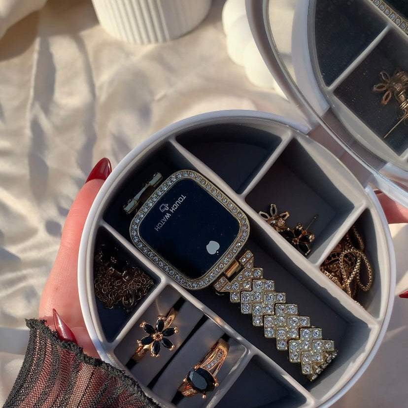 Luxury Women’s Jewelry Gift Box Set – Watch, Earrings, Ring & Necklace