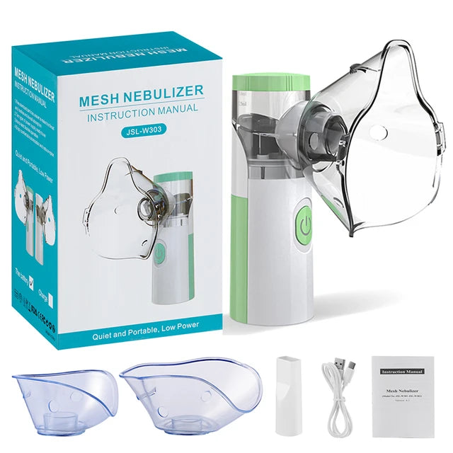 Mesh Nebulizer HH-W302 PLUS with nozzles for children and adults
