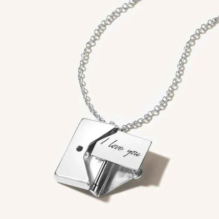 Love Letter Pendant Necklace – Romantic Anniversary & Valentine’s Day Gift for Her